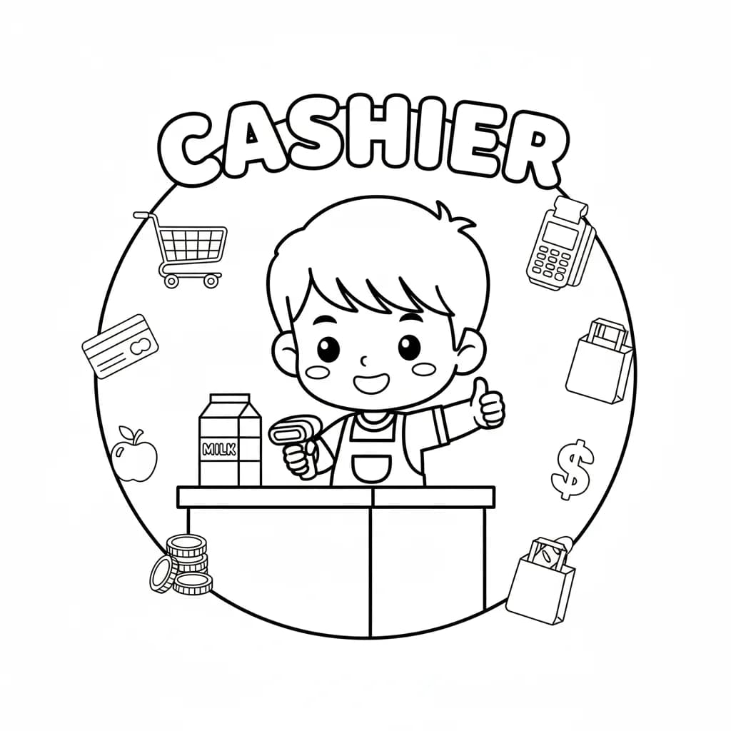 🎨 CAREER ADVENTURES – FUN WITH JOBS COLORING BOOK
