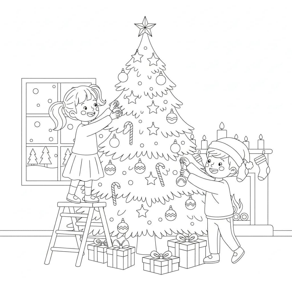🎄🎅 THE ULTIMATE KID-FRIENDLY CHRISTMAS COLORING BOOK! 🎁🦌