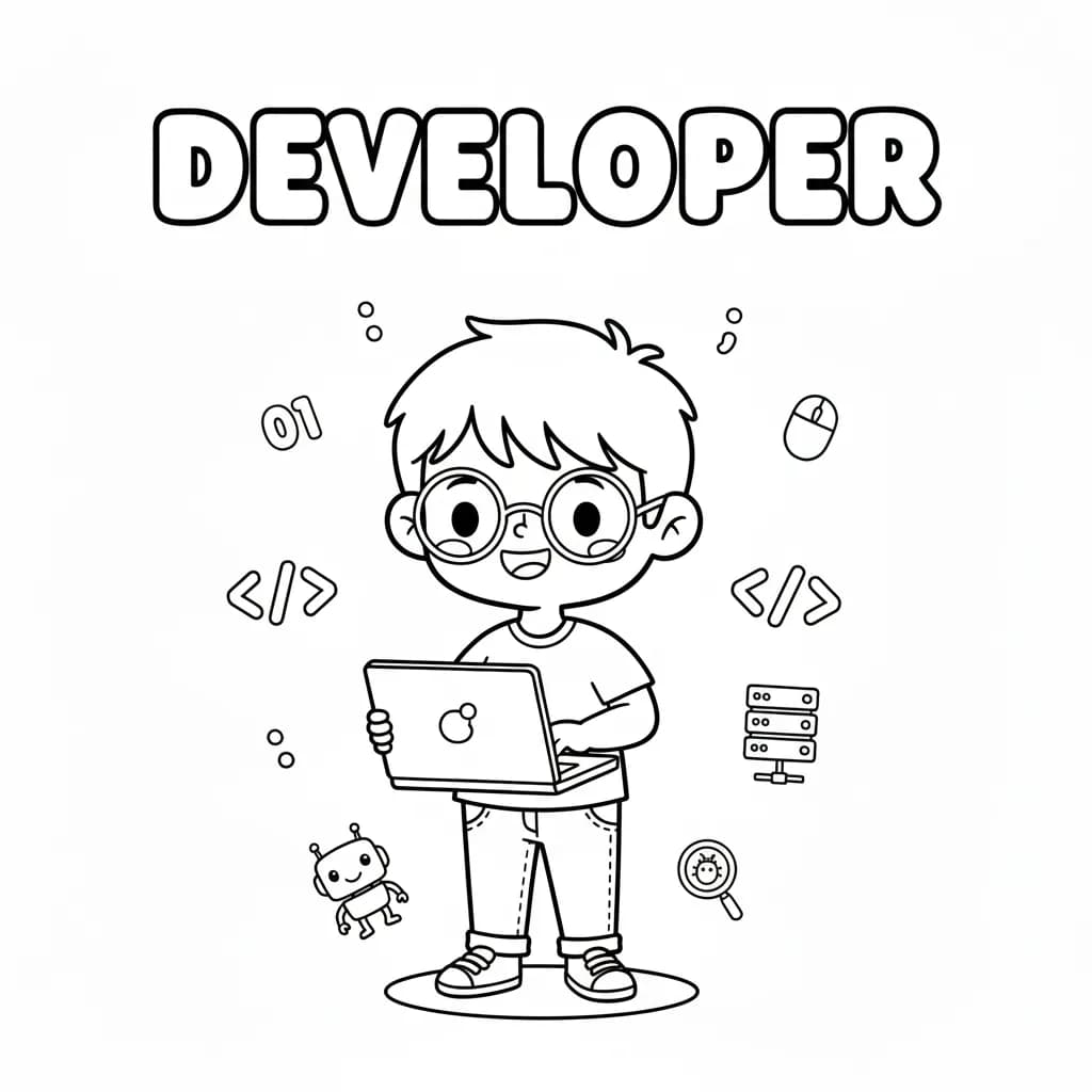 🎨 CAREER ADVENTURES – FUN WITH JOBS COLORING BOOK